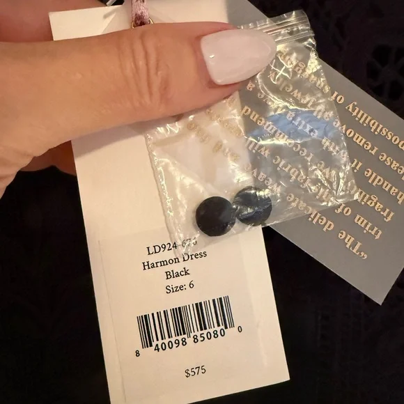 NWT LoveShackFancy Harmon Mini Shirted Lace Dress size 6 - Picture 10 of 10